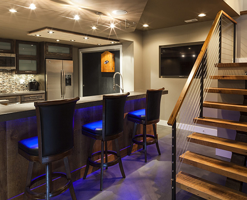 basement remodeling contractor in Birmingham